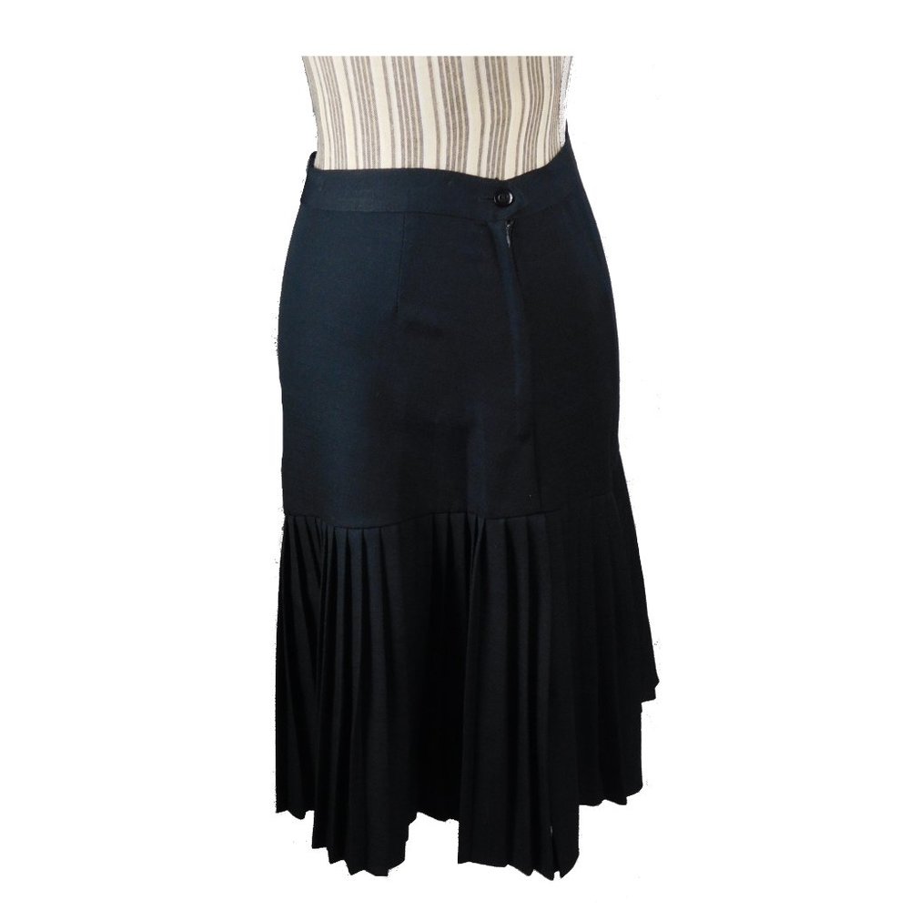Black Floral Skirt